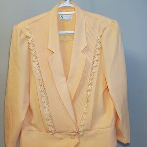 Sun Tat Buttercup Yellow Women's Blazer